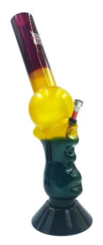 Metallic  Finish  Acrylic  Pistol  Grip  Bong  C